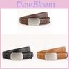 Genuine Leather Womens Belt With Smooth Buckle For Business And Casual Wear