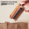 Durable Folding Comb 1/2/3Pcs Boar Bristle Foldable Hair Brush Men Women Detangling Styling Portable Travel for All Types Massage Scalp Brush