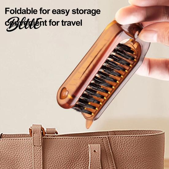 Durable Folding Comb 1/2/3Pcs Boar Bristle Foldable Hair Brush Men Women Detangling Styling Portable Travel for All Types Massage Scalp Brush