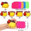 A84E-500 Pieces Burst Signs Store Signs Blank Star Shape Retail Sale Tags Burst Paper Signs For Retail Store Party,10 Styles