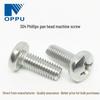 In-Stock 304 Stainless Steel Phillips Pan Head Machine Screw GB818