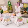 Beautiful Easter Rabbit Doll Decorative Easter Rabbit Toy Perfect for Holiday Decorationa and Window Display