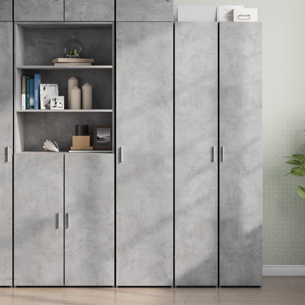 Highboard Concrete Grey 40 x 42.5 x 185 cm Particleboard