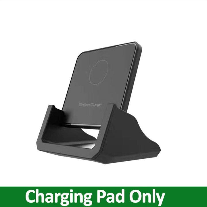 30W Wireless Charger Pad Stand Desktop Ultra-thin Mobile Phone Fast Charging Dock Station For iPhone 15 14 13 12 Samsung Xiaomi