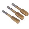 5Pcs Hex Shank Rotary File Set Double Cut 1/4 inch Shank Cutting Burrs High Speed Steel Metal Grinder Drill Bit