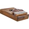 Sonic Energy Electric Kalimba Sound Hole Pickup Mahogany 17 Keys C Major Scale PKL1708H Case Bag Cloth Tuning Hammer Included