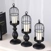 Retro Candle Holder Ornament Creative Candlestick American Style Aromatherapy Candle Stand  Home