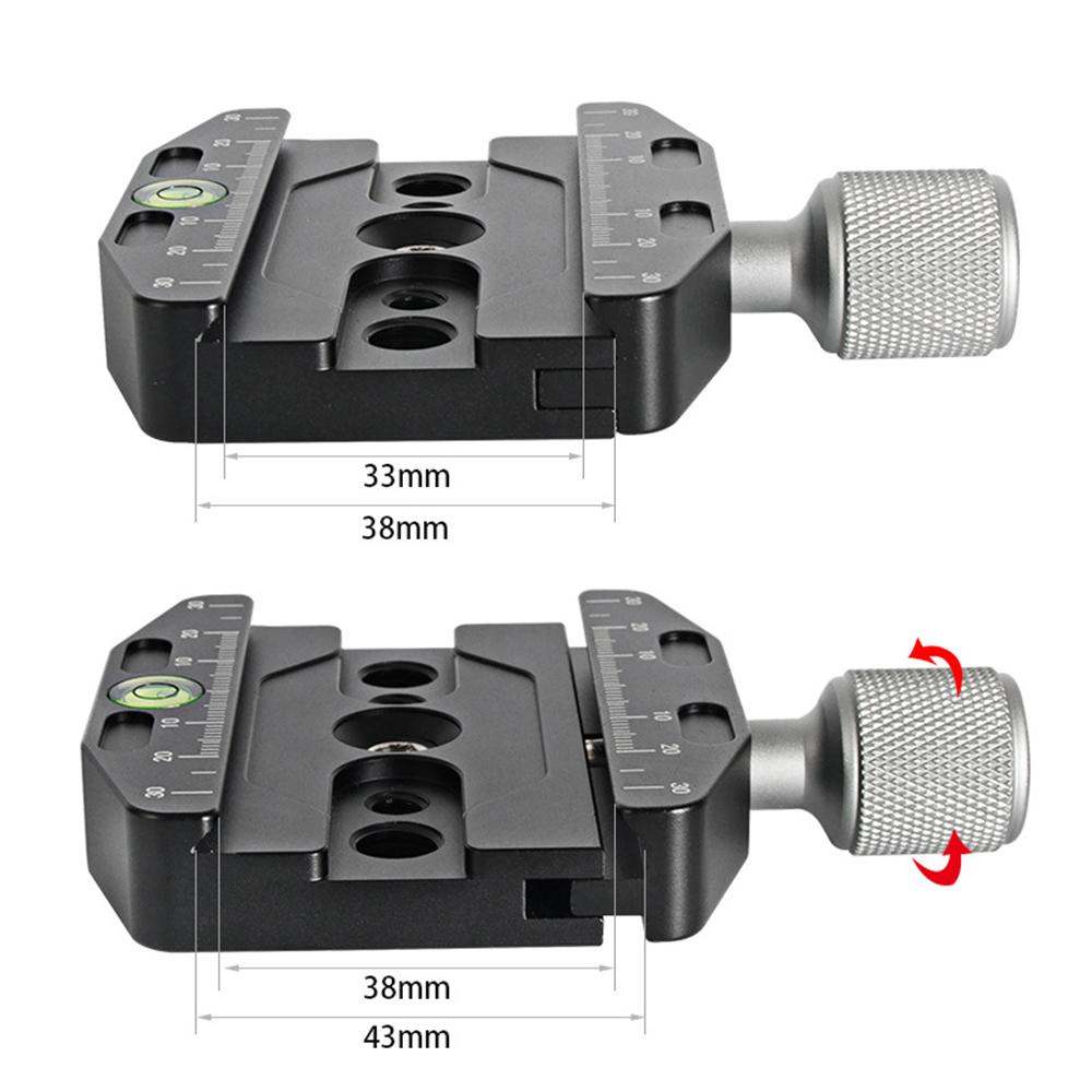 70mm Quick Release Clamp for Tripod Ballhead Universal Quick-Change Seat