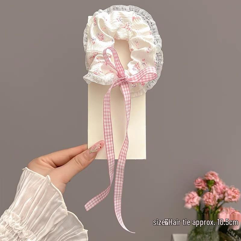 Fresh Summer Sweet Lace Bow Hair Tie - Elegant & Stylish Hair Accessory