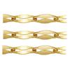 E381 1.6MM 14k Gold Filled Chain Lip Charm Connector Link Chain Gold Gf Roller Permanent Jewelry Chains for Diy