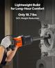 1-Inch Air Impact Wrench, Up To 2400N.m Nut-Busting Torque, 6000RPM 6-Speed Pneumatic Impact Gun with 152.4mm Extended Anvil for Heavy-Duty Trucks,