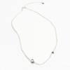 Cute Heart Pearl Choker Necklace (Silver Pearl Choker Necklace)
