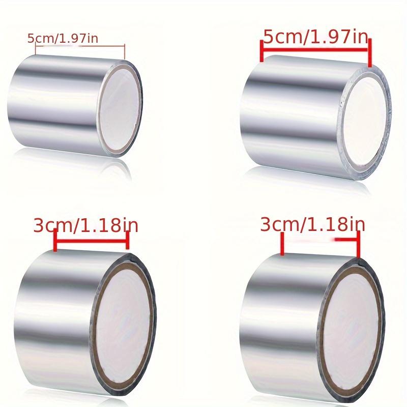 Aluminum Foil Tape For Kitchen Stove Gaps Heat Resistant Waterproof Anti Mold Self Adhesive Fireproof Oil Proof Durable Sealing Strip