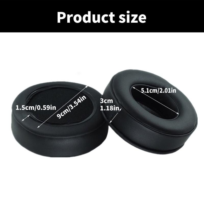 90mm Memory Foam Headphones Replacement Earbud Ear Pads Sponges Cover Headsets Earphone Cushions Ear Tip