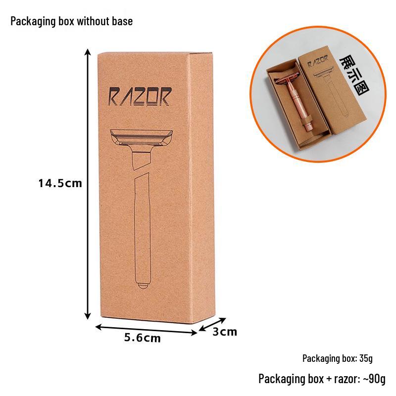 Old-Fashioned Double-Sided Razor for Men's Shaving