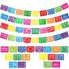 Square Day Of The Dead Mexican Halloween Party Decor Colorful Flags Cinco Festival Dead Theme Festivals Party Banners