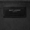 SAINT LAURENT PARIS Tote Bag Rive Gauche N/S dark gray black canvas 632539 Used