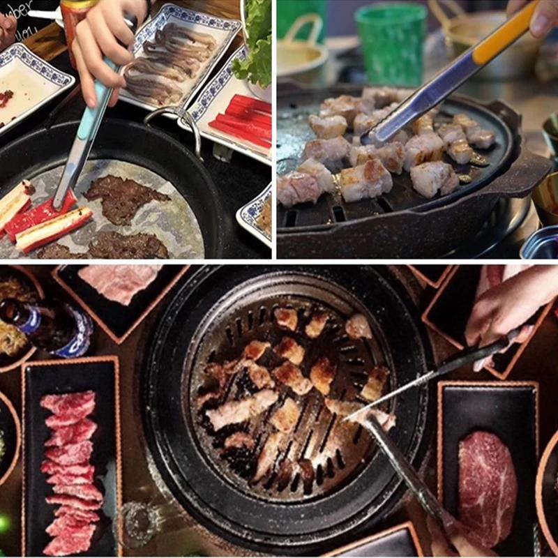 Multifunction Barbecue Food Tongs Barbecue Clip Steak Tongs Hot Pot Food Tongs BBQ Salad Tools Grill Kitchen Accessories