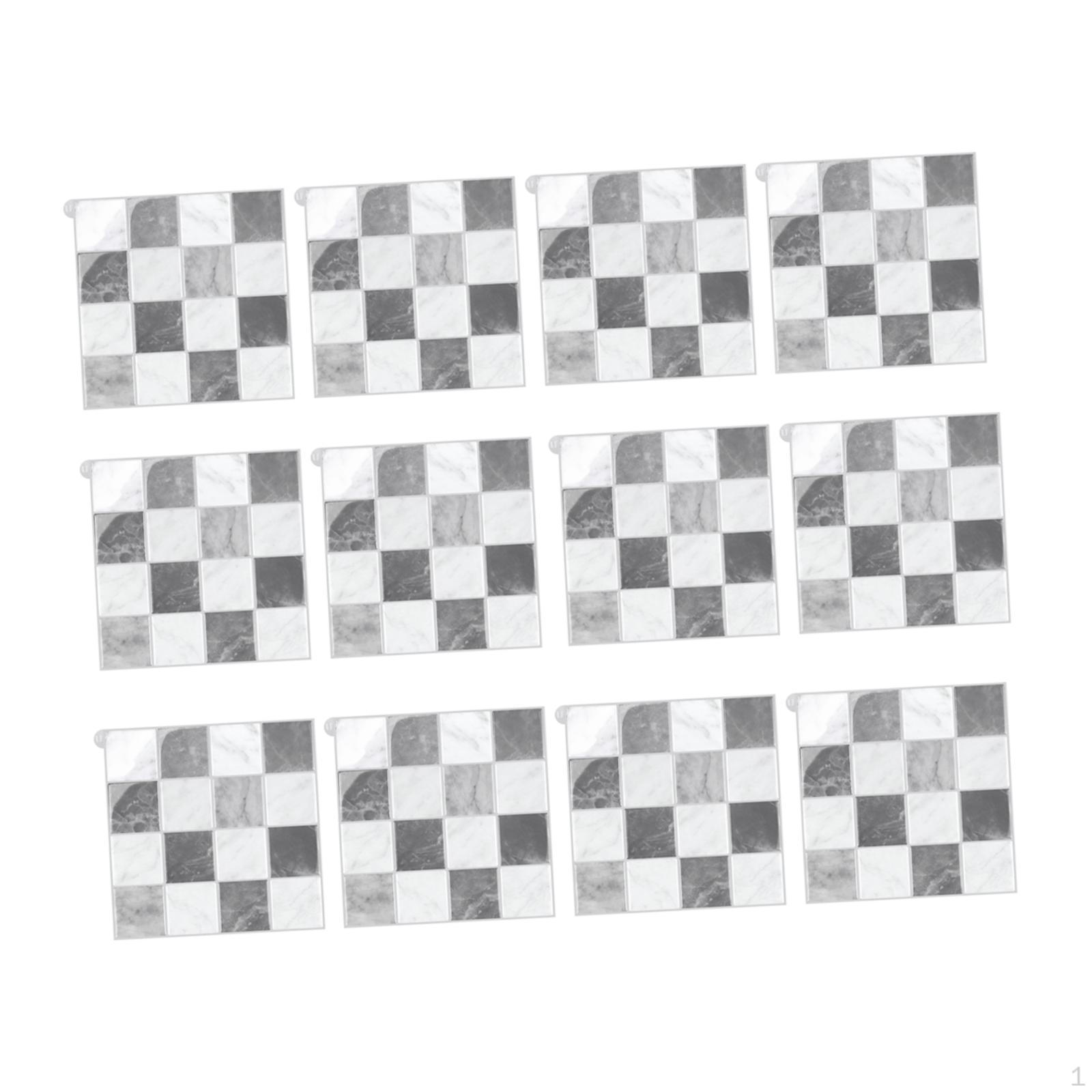 

наклеек для кухонного фартука с 3D-дизайном для легкого нанесения серый