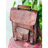 Leather Laptop Messenger Bag Satchel Handmade Genuine Men's Vintage Shoulder