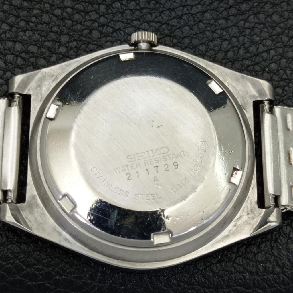 AUTOMATIC VINTAGE SEIKO 5 JAPAN 6309A MENS GREEN COLOR DIAL WATCH A701311-5 R206a-a701311