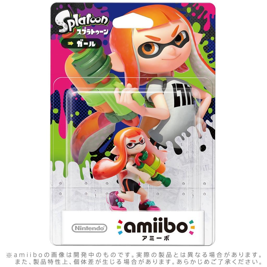 Nintendo Amiibo Girl (Splatoon Series)