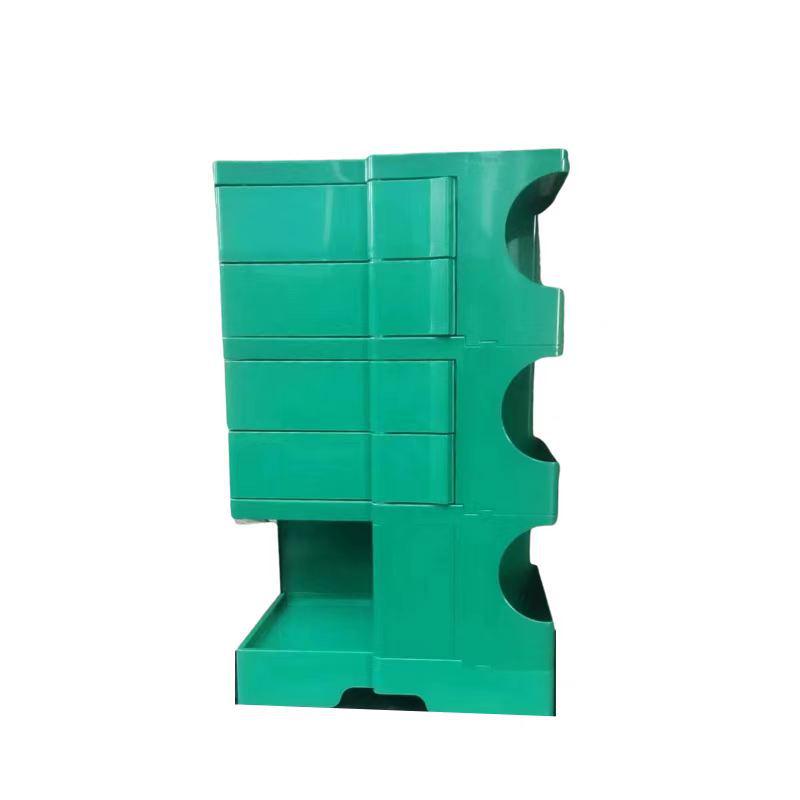 Nordic Rotating Multi-Layer Storage Cabinet: Versatile Makeup, Bedside, or Snack Organizer