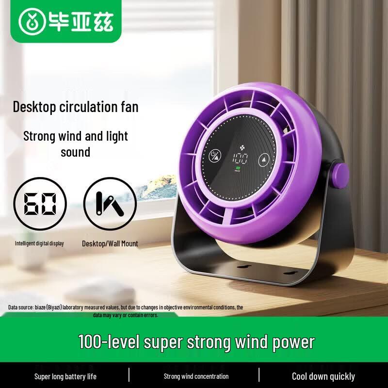 Smart Desktop & Wall-Mount Circulating Fan