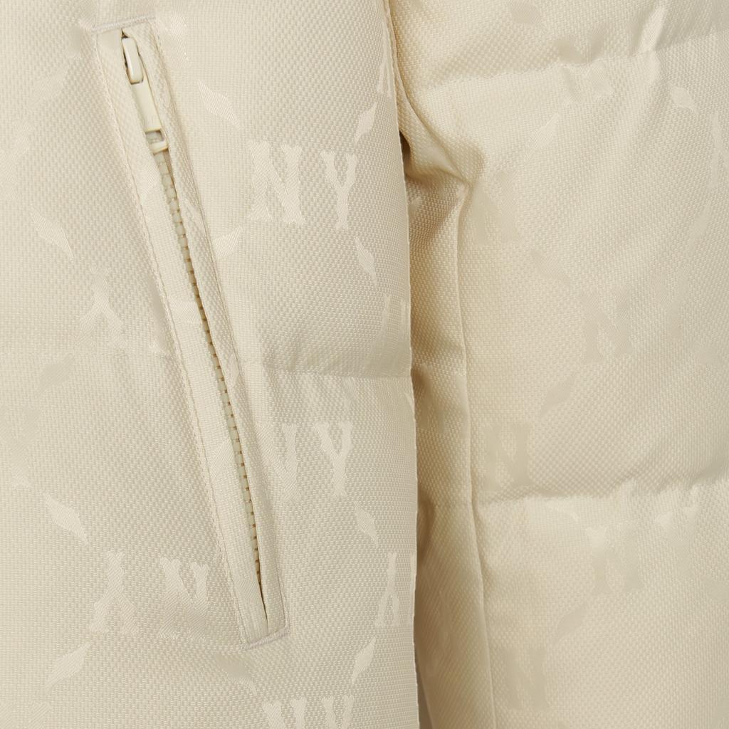 New MLB New York Yankees Down Jacket Unisex Dark Cream 3ADJM1246-50CRD