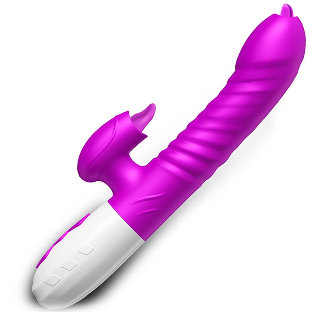 Powerful Clitoris Vagina Vibrator Ctimulator Vibration 2 In 1 Rabbit Dildo Vibrator Masturbation Tools for Women Sexy Adult Toys