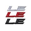 3D Metal XSE XLE SE LE Letters Rear Trunk Emblem Badge Car Sticker For Toyota CAMERY YARIS RAV4 COROLLA EX CROWN Accessories