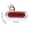 10x LED Side Marker Lights Indicator Clearance Lamp for Trailer Truck RV Bus 12V