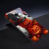 Halloween Boo Pumpkin Black Glass Phone Case For OnePlus 6 6T 7 7T 8 8T 9 10 Pro 11R 12R 13R Nord CE 2T 2 3 Lite N20 N30 Cover