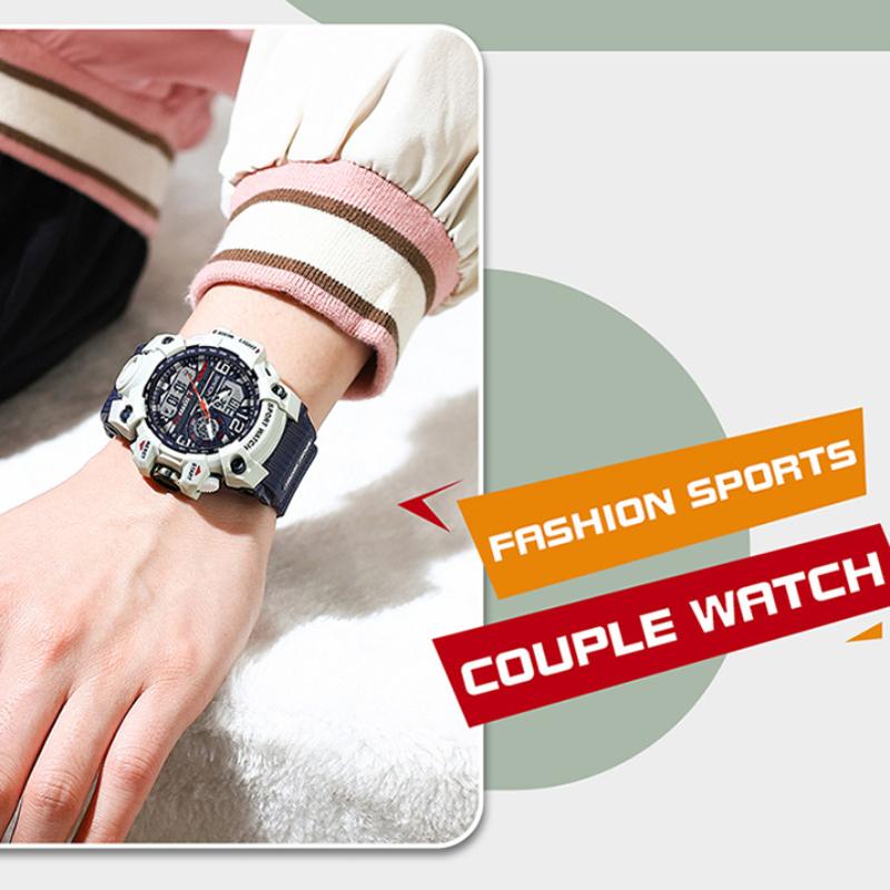 SANDA Водонепроницаемые электронные часы Многофункциональные светящиеся часы — фото 8