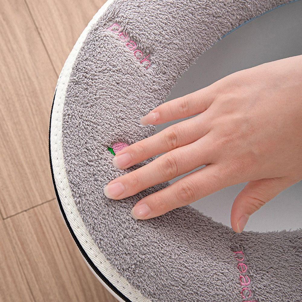 Handle Toilet Seat Cushion With Zipper Closestool Mat Reusable Toilet Pad Bathroom