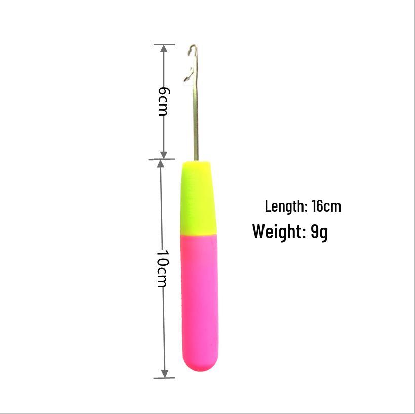 Korean Copper Handle Hair Extension Crochet Hook for Hair Weaving