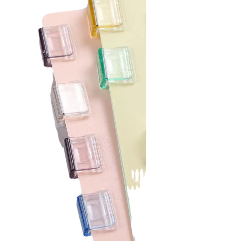 Transparent Small Push Clips for Office Documents and Student Papers