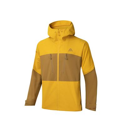 Water Shell Jacke Earth Shell 2.0 Hardshell Wasserdicht Outdoor Kapuzenjacke Herren Jacke Gelb Braun 952437607-2