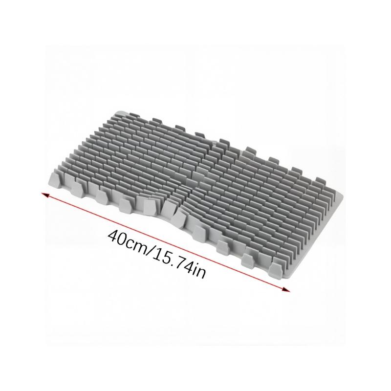 Pool Cleaner Front Brush Assembly for Robotic Cleaner Service, Gray Replacement Component for Drive and Cleaning Part Number 9983122 Reference
