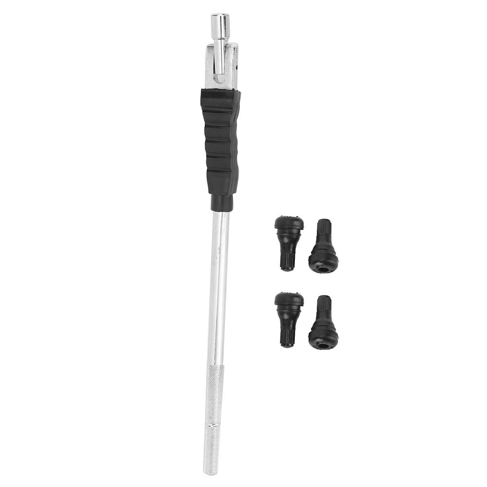 

Car TR412 Universal Cranked Tubeless Tire Valve Stems Removal Repair Tool
