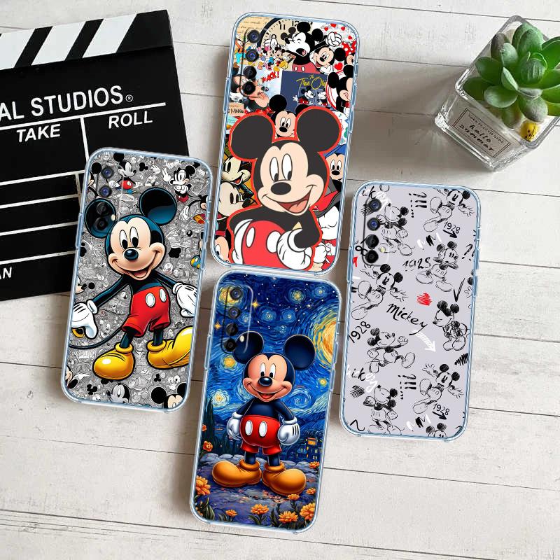 Mickey Minnie Mouse Transparent Phone Case for Motorola Moto G7 G8 G9 G84 G85 G73 G24 G15 Z2 Play Power Plus