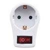 Accessories Conversion Socket 72x50x75mm Plastic Socket Adapter Socket With Light Switch High Quality Practical