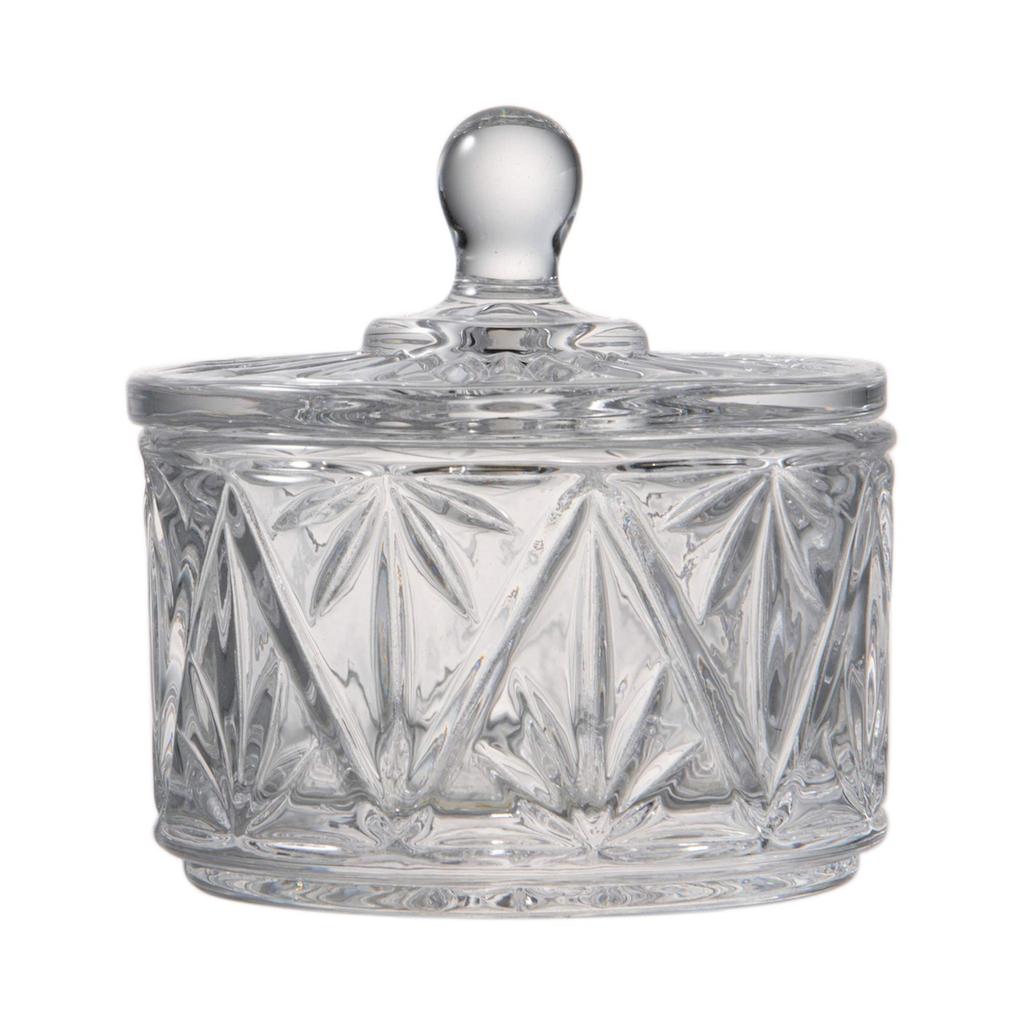 Aoyama Glassware Small Bowl with Lid, Storage Container, Canister (with Lid), Approx. 9cm, Vulcan AMG-CA-P702