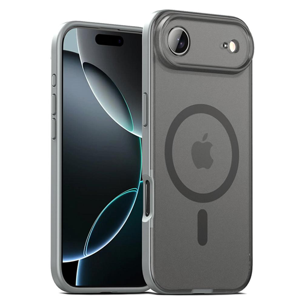 IPAKY For iPhone Air Magnetic Case Shockproof PC + TPU Matte Phone Cover C