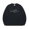 Tricou cu maneci lungi Waffle Nm Rifle Negru