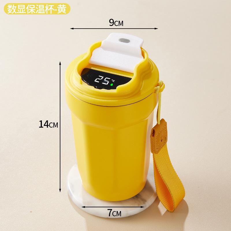 High Value Coffee Cup 316 Stainless Steel Thermal Insulation Cup Portable Outdoor Accompanying Rope Car Cup