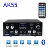 AK55 HiFi Digital Amplifier Channel 2.0 Bluetooth Surround Sound AMP Max Power 90Wx2 Speaker for Home Car BT 5.0 Audio AMP