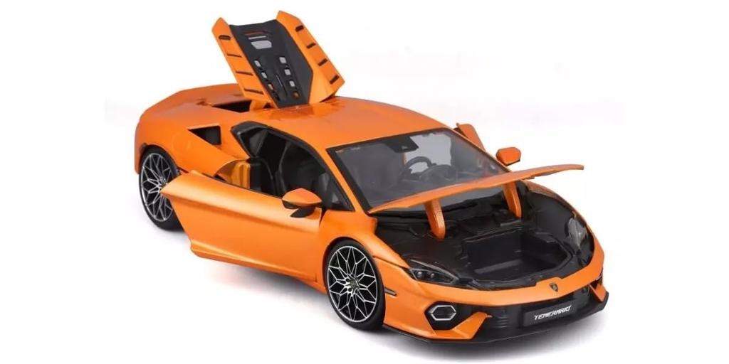 Kyosho Bburago Scale Lamborghini Temerario Orange Finished Model BUR11052OR 1/18