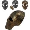 Detaillierte Antike Bronze Biochemische Soldat Maske Ideal Für Halloween-Veranstaltungen Und Cosplay