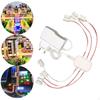 3V 1A Power Supply Multi Ports Wiring for Mini Scale Street Light Dollhouses 6